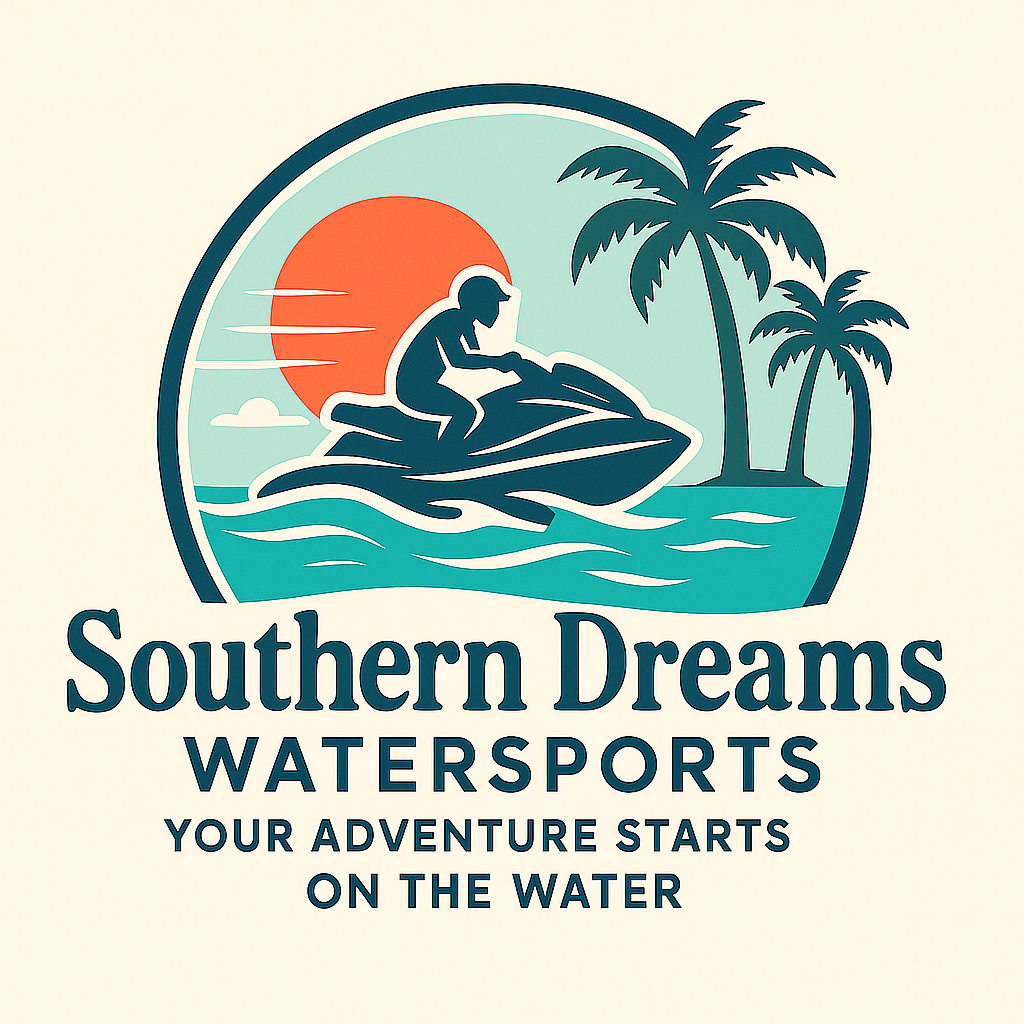 Southern Dreams Watersports logo – Tampa Bay jet ski rentals and guided water adventures.